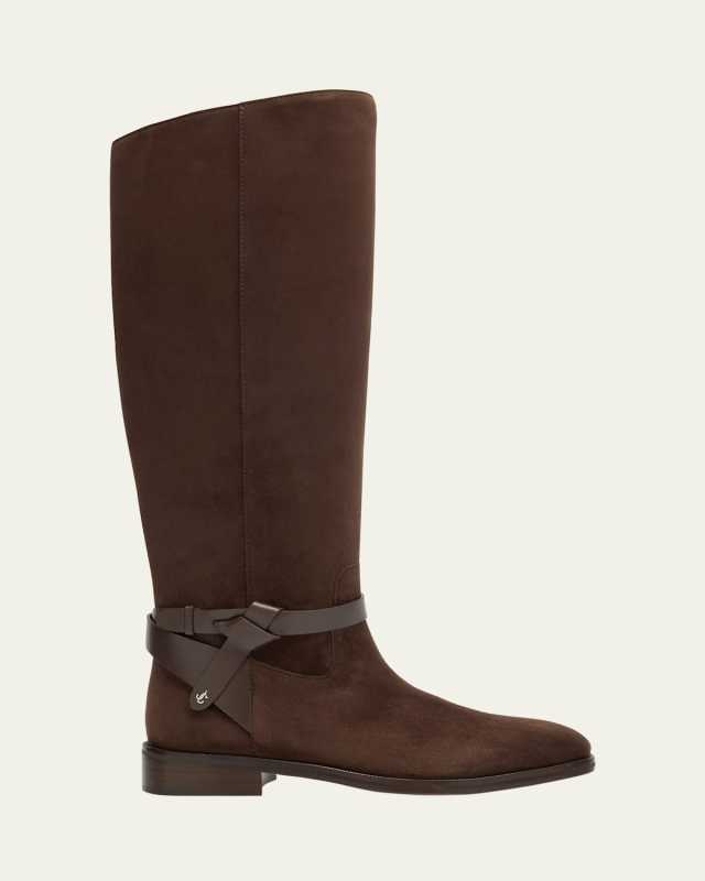 Lawton Suede Knee Boots